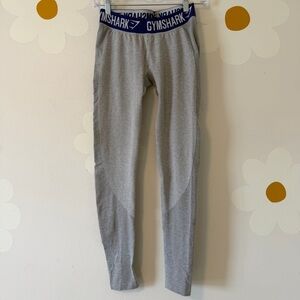 Gymshark Fit Flex Contouring Leggings Light Gray and Purple